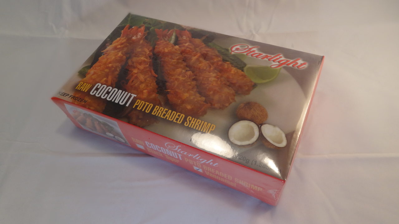 Raw Coconut Breaded Shrimp (Torpedo)