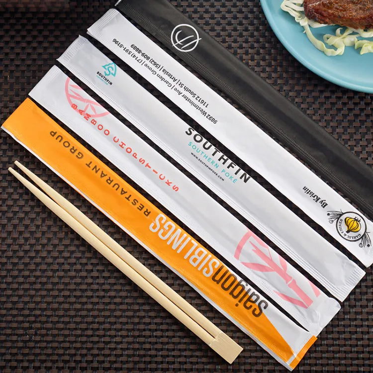 Customized Bamboo Chopstick (Twin) - 3 Colors