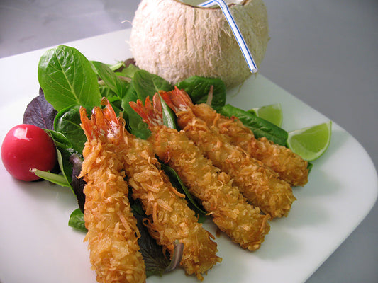 Raw Coconut Breaded Shrimp (Torpedo)